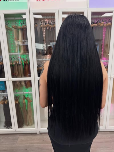 Long Hair Extension Transformation with Perfect Blend - hair service