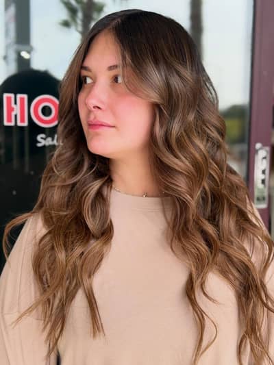 Seamless Hair Extension Blend Transformation