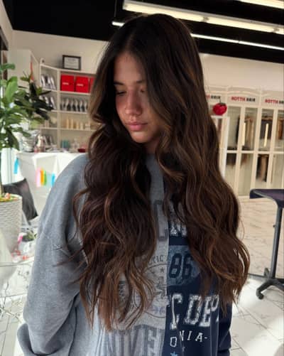 Caramel Swirl Balayage Transformation