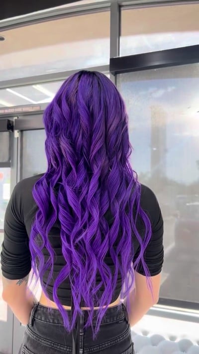 Vibrant Amethyst Dream Hair Transformation - hair service