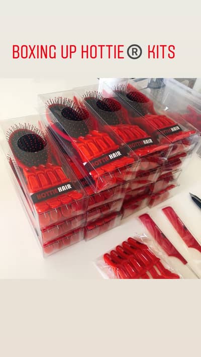Hottie Hair Kits (brush kit)