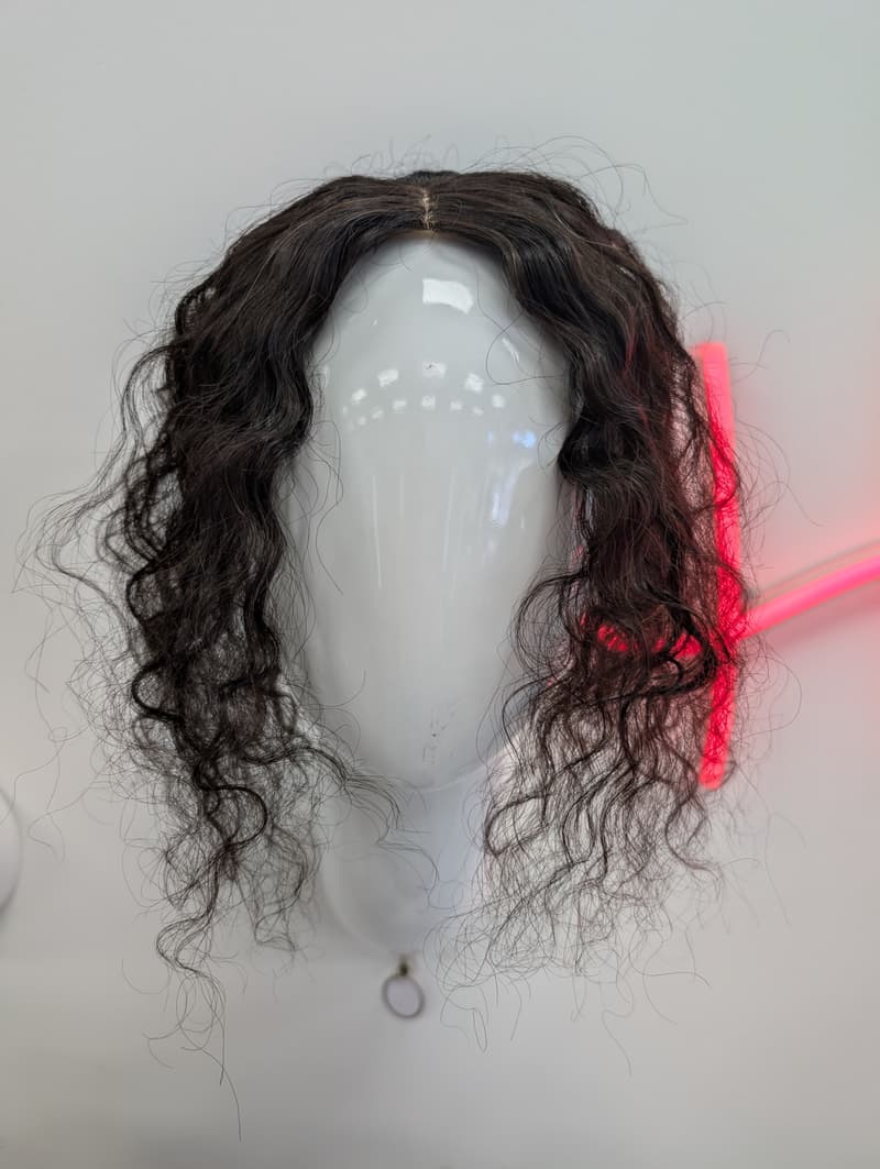 10"–14" Russian Remy Clip In Hair Topper – Try On Free Las Vegas — 10", #1B - Natural Black, Small, Skin