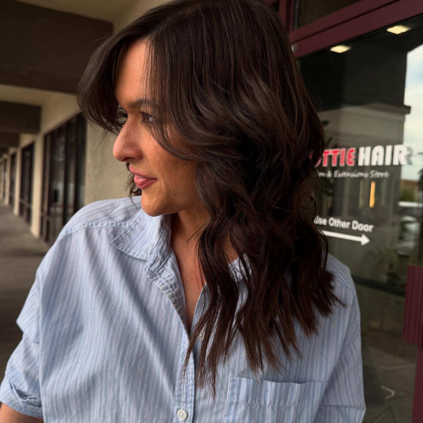 Tape-In Extensions Hair Transformation - After