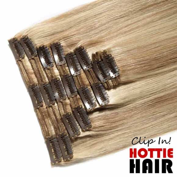 Clip In Hair Extensions 18 613 03 Medium Blonde Bleach Blonde.fw