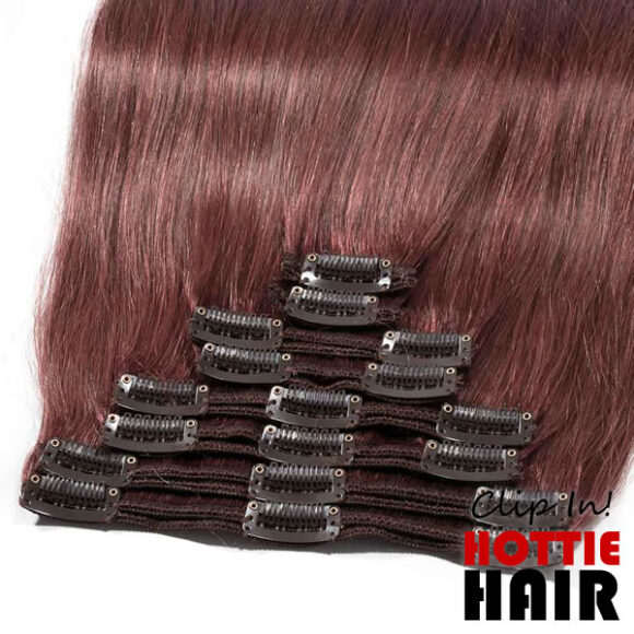Clip In Hair Extensions 33 03 Dark Auburn.fw