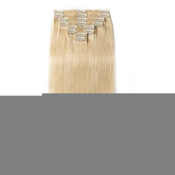 Clip In Hair Extensions 613 01 Bleach Blonde.fw