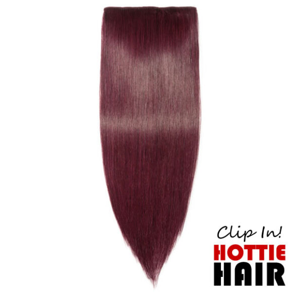 Clip In Hair Extensions 99J 02 Red Wine.fw