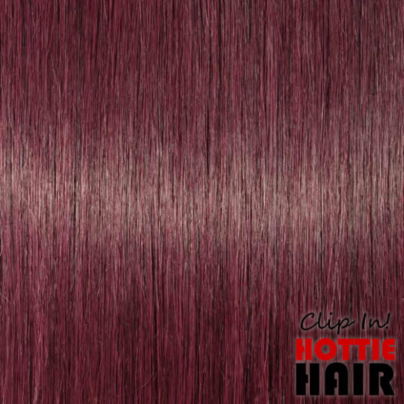 Clip In Hair Extensions 99J 04 Red Wine.fw