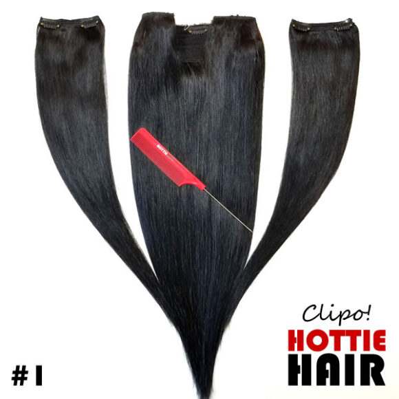 Clipo Hair Extensions Front Fold 01 halo clip in