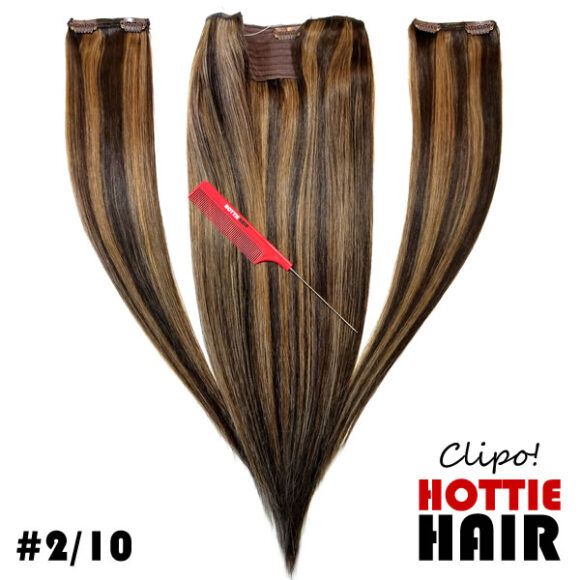 Clipo Hair Extensions Front Fold 02 10 halo clip in