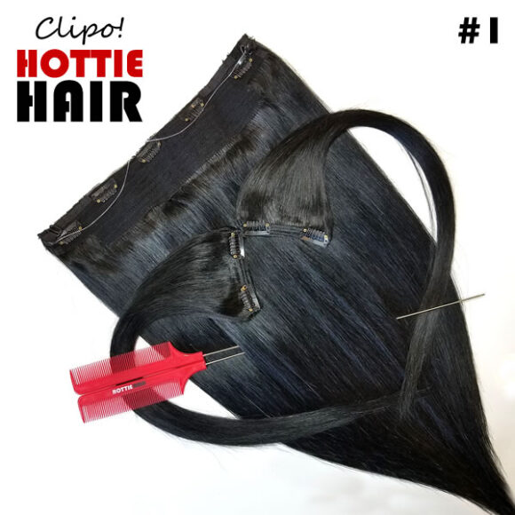 Clipo Hair Extensions Front Heart 01 halo clip in