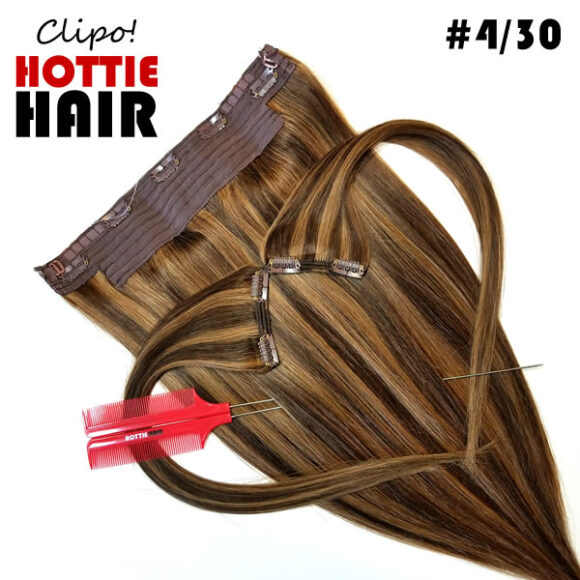 Clipo Hair Extensions Front Heart 04 30 halo clip in