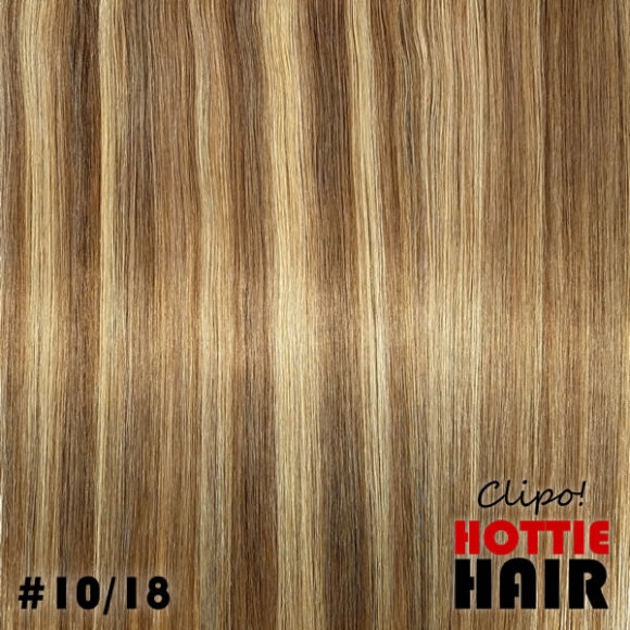 Clipo Hair Extensions Swatch 10 18 halo clip in