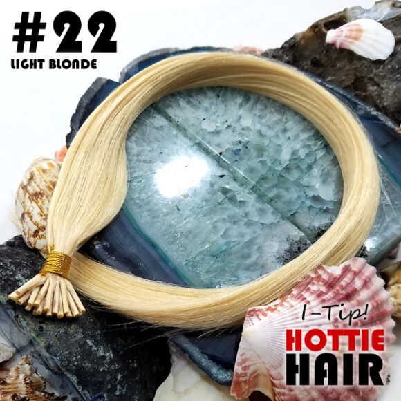 I Tip Hair Extensions Light Blonde Rock 22.fw