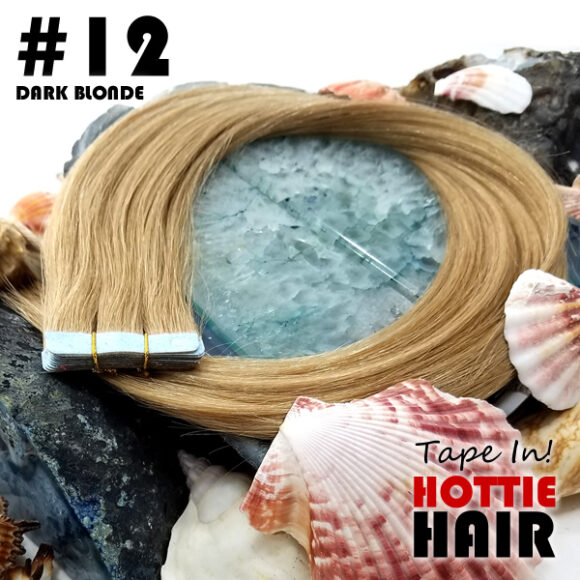 Tape In Hair Extensions Dark Blonde Rock 12.fw