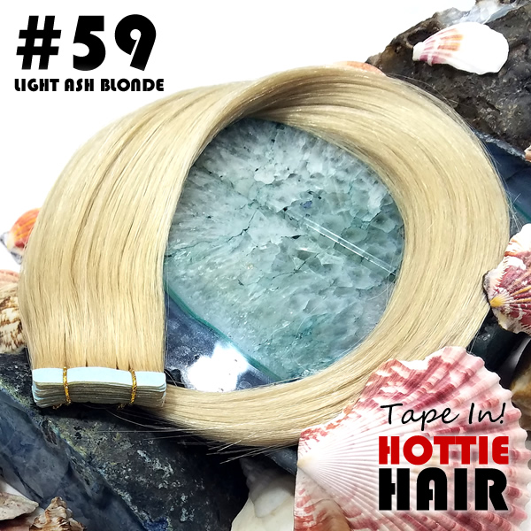 Light Blonde Remy Tape In Hair Extensions Las Vegas