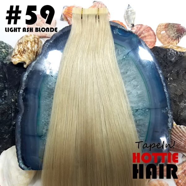 Tape In Hair Extensions Light Ash Blonde Swatch 59.fw