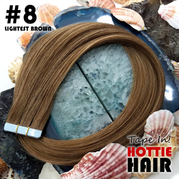 Tape In Hair Extensions Lightest Brown Rock Top 08.fw