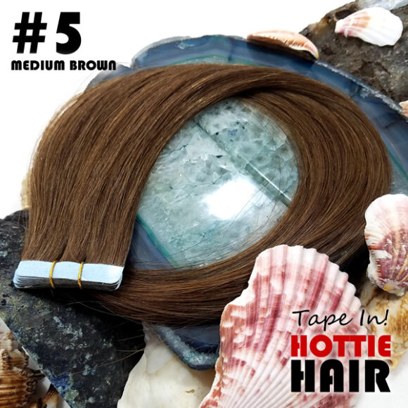 Tape In Hair Extensions Medium Brown Rock 05.fw