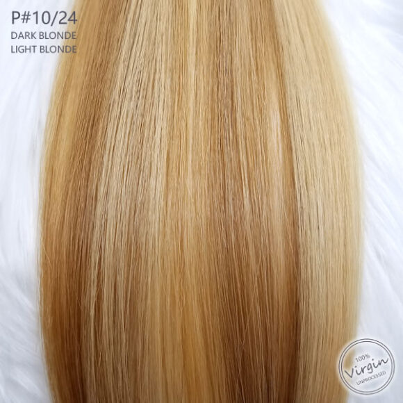 Virgin Tape In Hair Extensions Dark Blonde Light Blonde 10 24 Swatch.fw