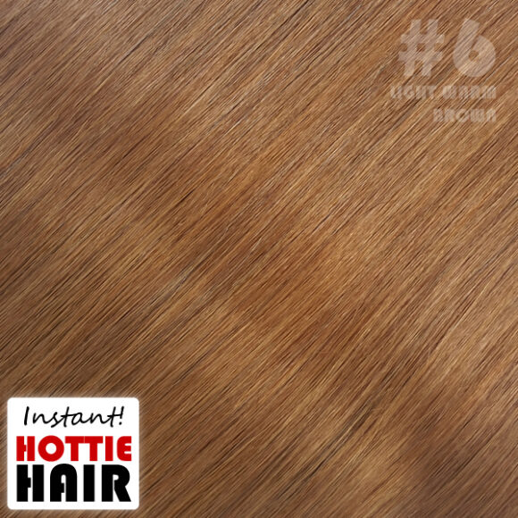 Halo Hair Extensions Swatch Light Warm Brown 06