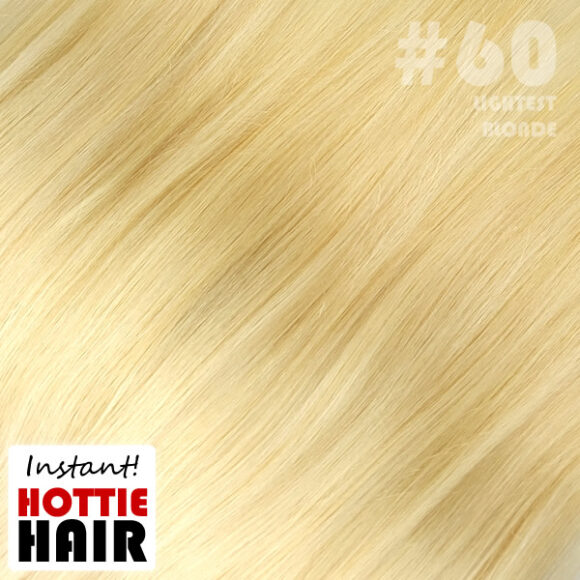 Halo Hair Extensions Swatch Lightest Blonde 60
