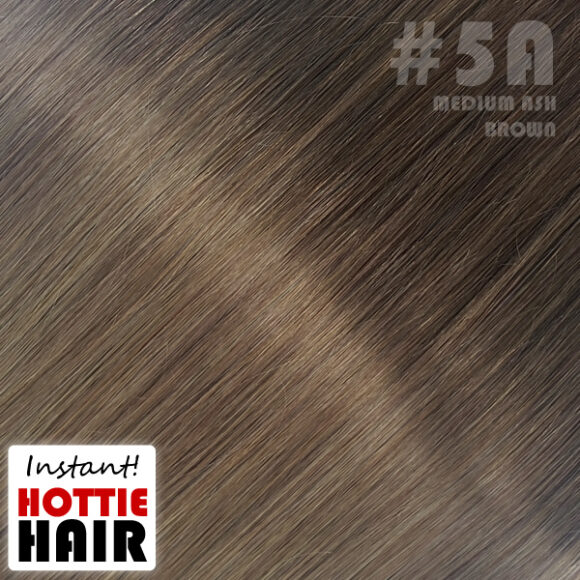Halo Hair Extensions Swatch Medium Ash Brown 05A