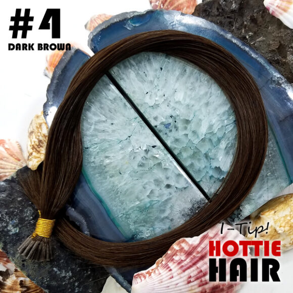 I Tip Hair Extensions Dark Brown Rock Top 04.fw