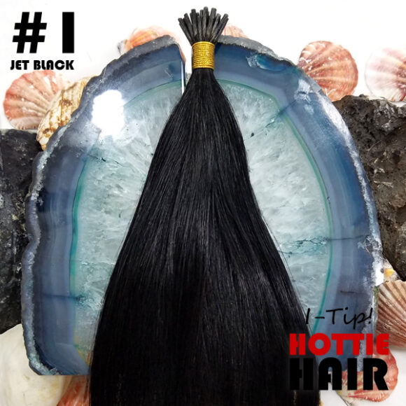 I Tip Hair Extensions Jet Black Swatch 01.fw