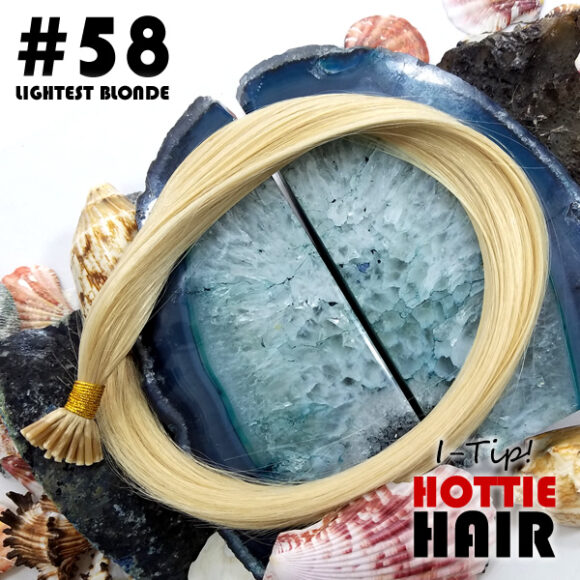 I Tip Hair Extensions Lightest Blonde Rock Top 58.fw