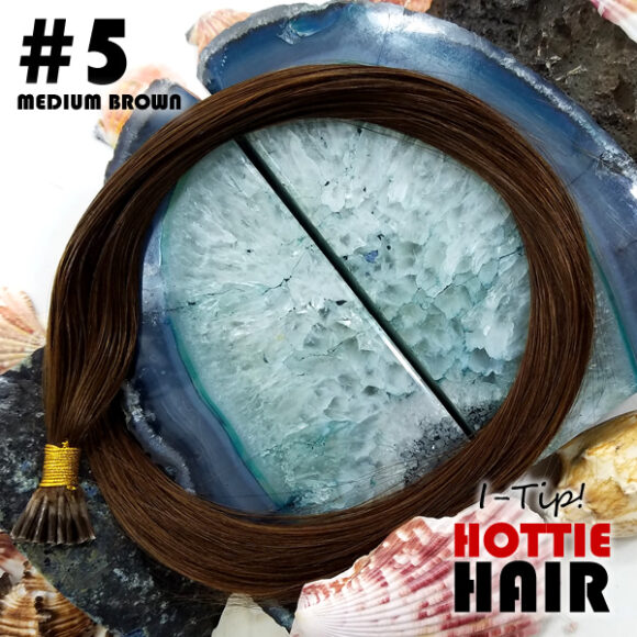 I Tip Hair Extensions Medium Brown Rock Top 05.fw