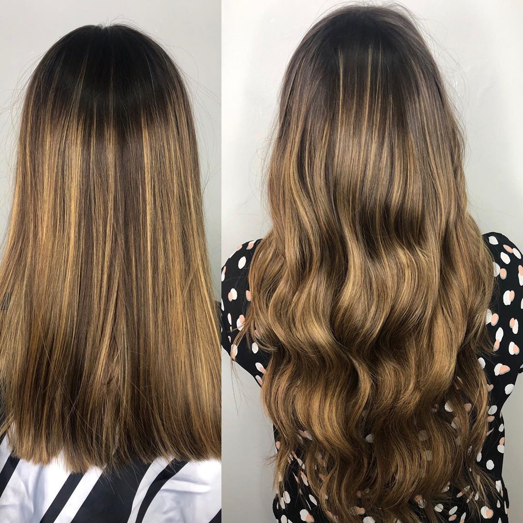 Balayage Tape In Hair Extensions Las Vegas After 05