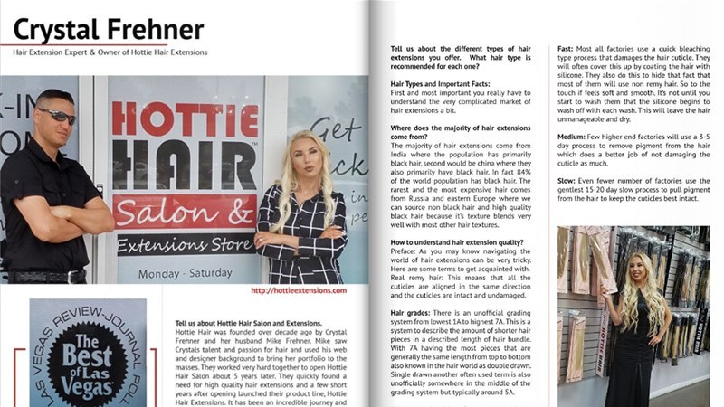 Hottie Hair on STS Entertainment & Fashion Magazine
