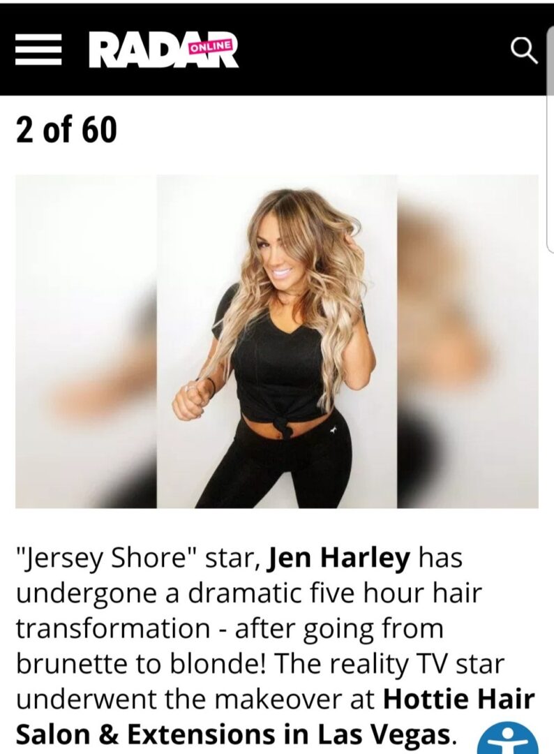 Jersey Shore’s Jen Harley Debuts Hot New Blonde Extensions