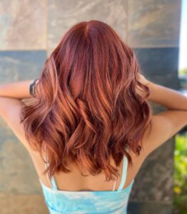 Look Gorgeous this Season: Shannon’s Creative Design With Natural Red Tones in Las Vegas
