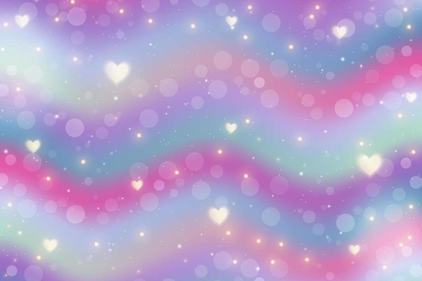 background hearts bubbles