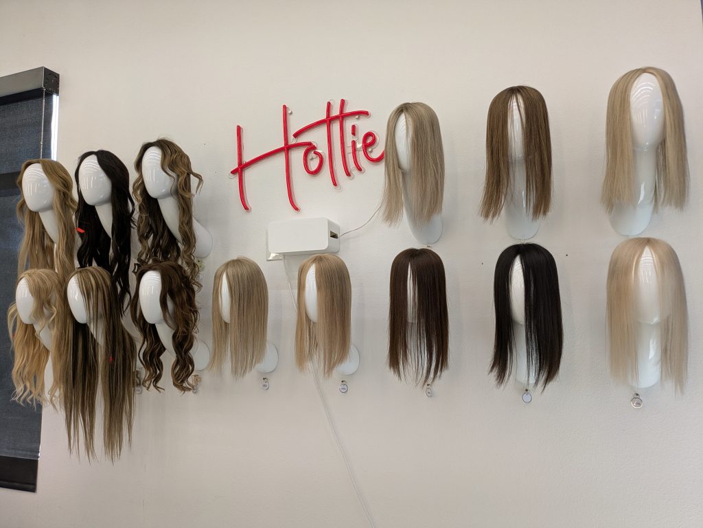 Mesh Integration Topper Display at Hottie Hair